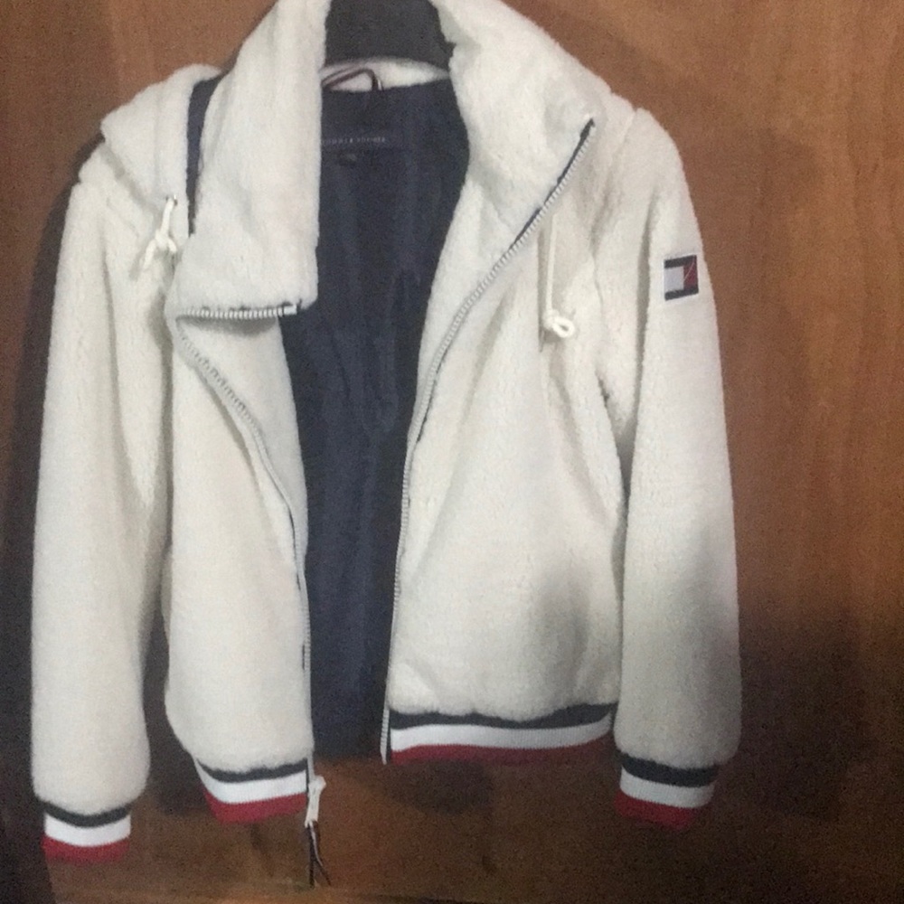 Women Tommy Hilfiger hooded sweater jacket